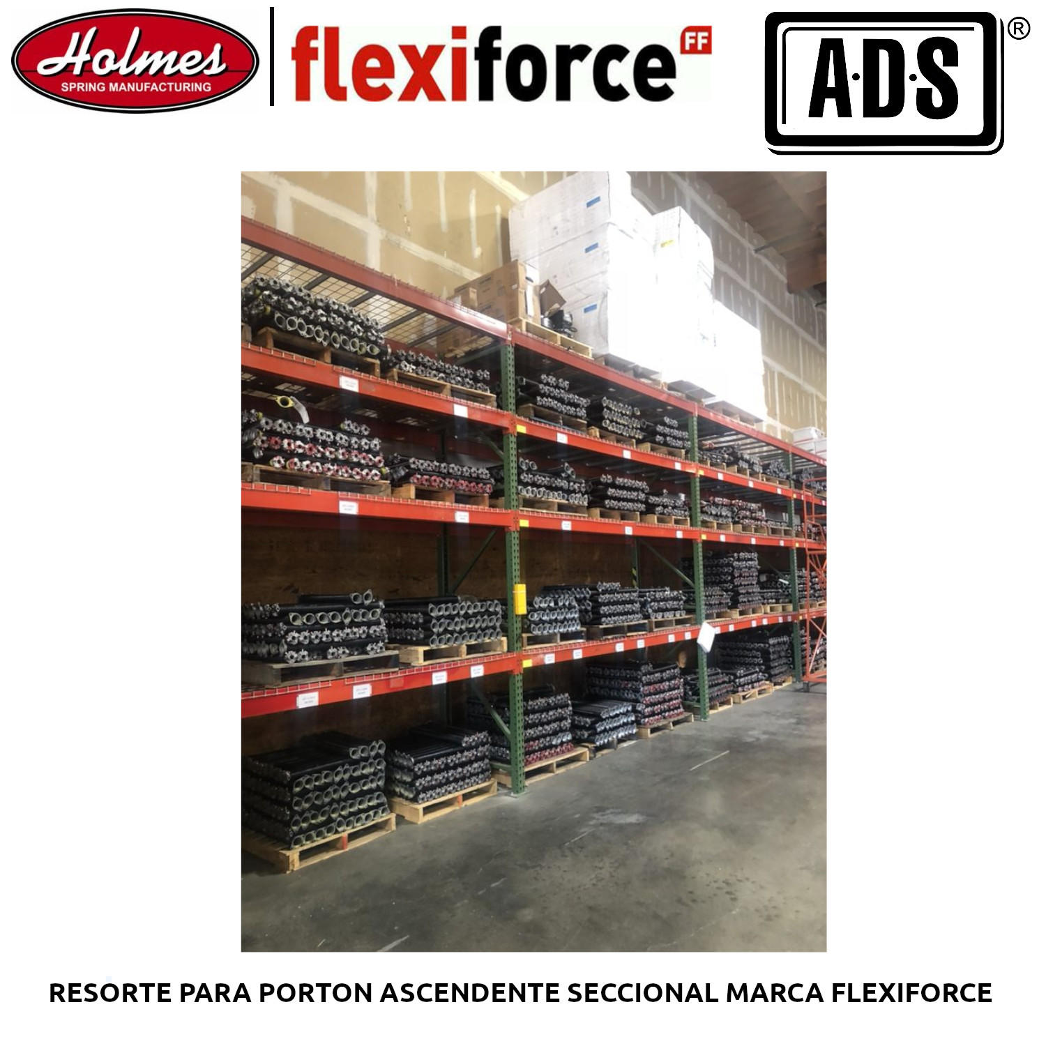RESORTE PARA PORTON ASCENDENTE SECCIONAL MARCA HOLMES